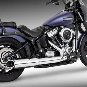 4.5インチ スリップオンマフラー ソフテイル用