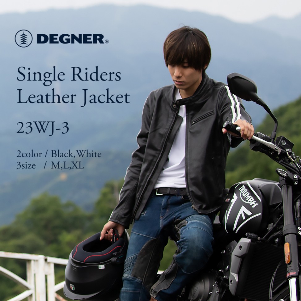 デグナー製　ライダースジャケットジャケット/アウター