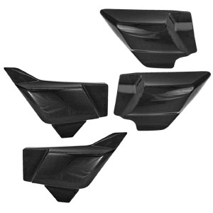 カーボンファイバー サイドカバー