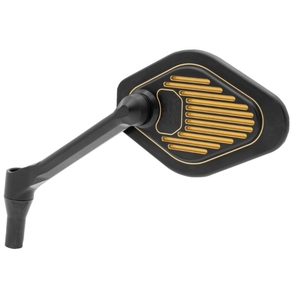 ADJUSTABLE ブラック/ゴールドミラー ショートステム