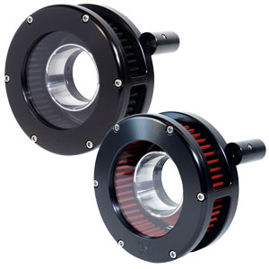 BA エアクリーナー スリム クリアカバー ブラック