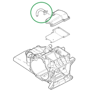 トランスミッション ベントホースカバー