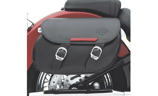 レザーサドルバッグ・ソフテイルモデル - Harley Davidson | アンバー