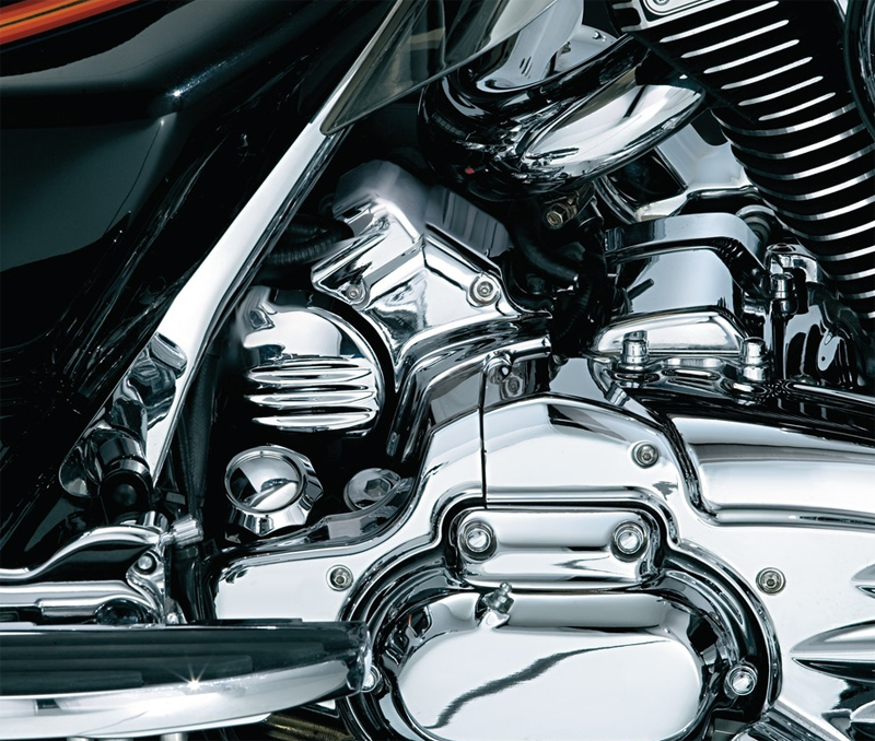 トライク カバー KuryakynクロームSpeedform空気清浄機カバーハーレーツーリングトライク2017-2018 Cover Chrome  2017-2018 M8 Speedform Air Trike Harley Kuryakyn Touring Cleaner