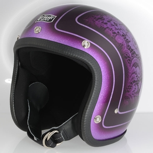 GREASER ジェットヘルメット Custom Lace Paint Design Ⅰ
