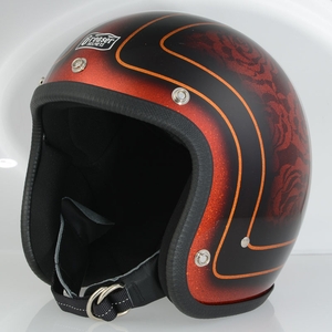 GREASER ジェットヘルメット Custom Lace Paint Design Ⅱ