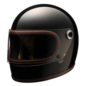 NIKITOR Retro-One フルフェイスヘルメット GLOSS BLACK